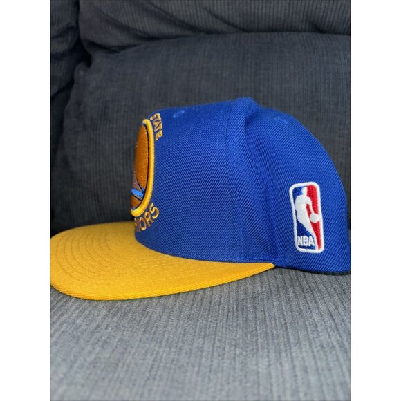 Golden State Warriors NBA Mitchell and Ness Snapback Hat Cap - Picture 2 of 5